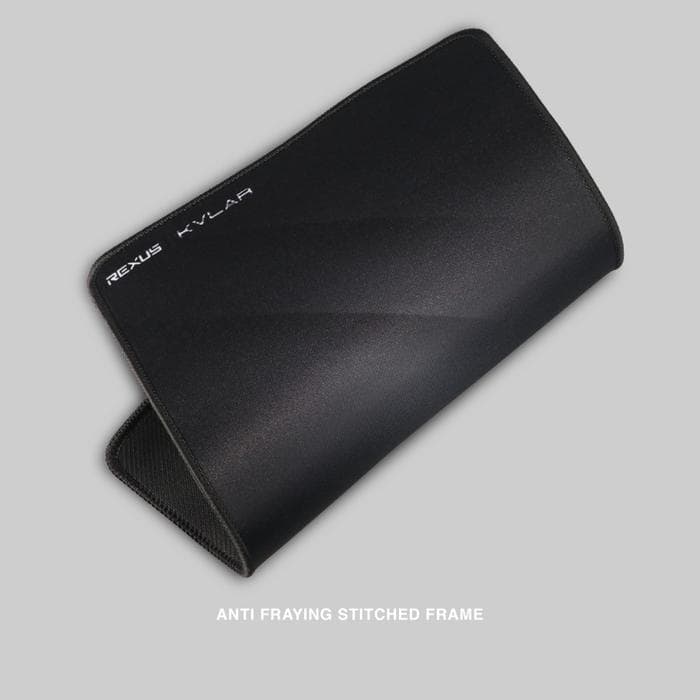 REXUS MOUSEPAD KVLAR T3 BLACK STANDARD MOUSEPAD