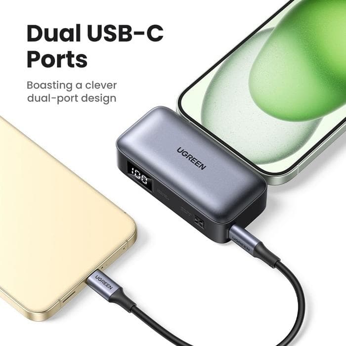 UGREEN POWERBANK PB USB-C 5000Mah 20W 22.5W BUILT IN CONNECTOR FAST CHARGING - (35338)