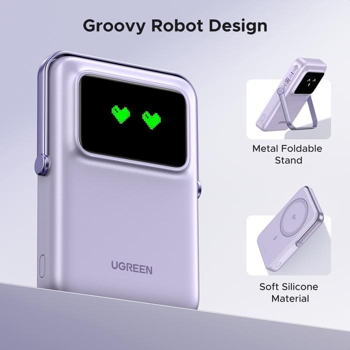 UGREEN Qi2 WIRELESS POWERBANK MAGNETIC MAGSAFE 10.000mAh 30W TYPE-C FAST CHARGING - (45329 - 45337)