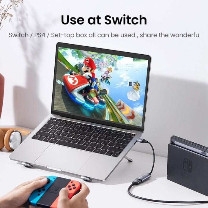UGREEN CONVERTER CABLE HDMI 2 IN 1 VIDEO CAPTURE CARD HD 4K 60HZ - (40189)