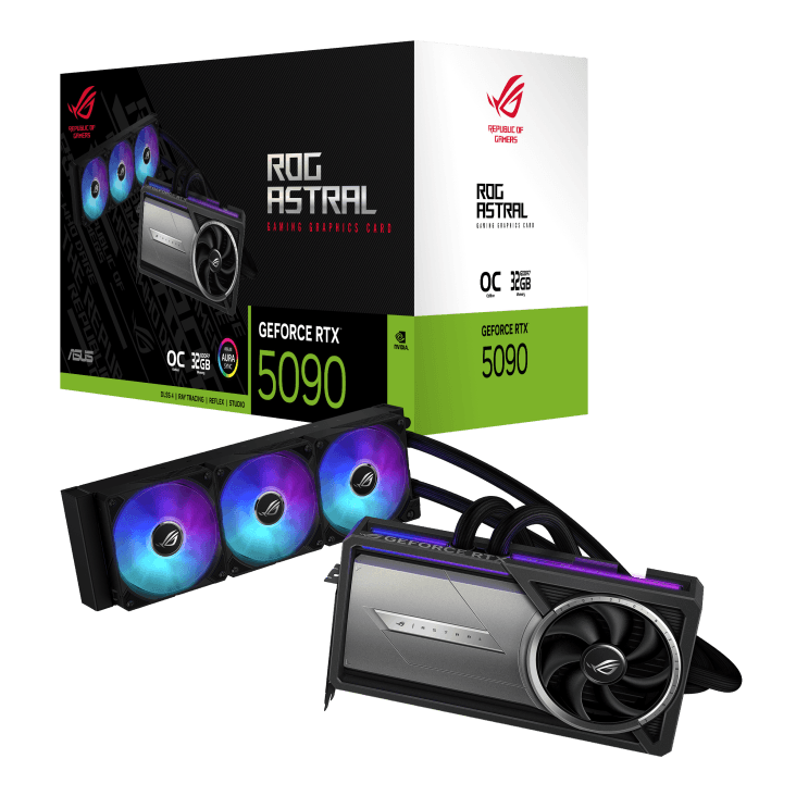 VGA CARD ROG ASTRAL LC RTX 5090 32GB OC EDITION GDDR7
