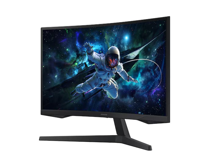 MONITOR SAMSUNG ODYSSEY G5 G55C 27″ CURVED VA QHD (2560×1440) 165Hz – (LS27CG552EEXXD)