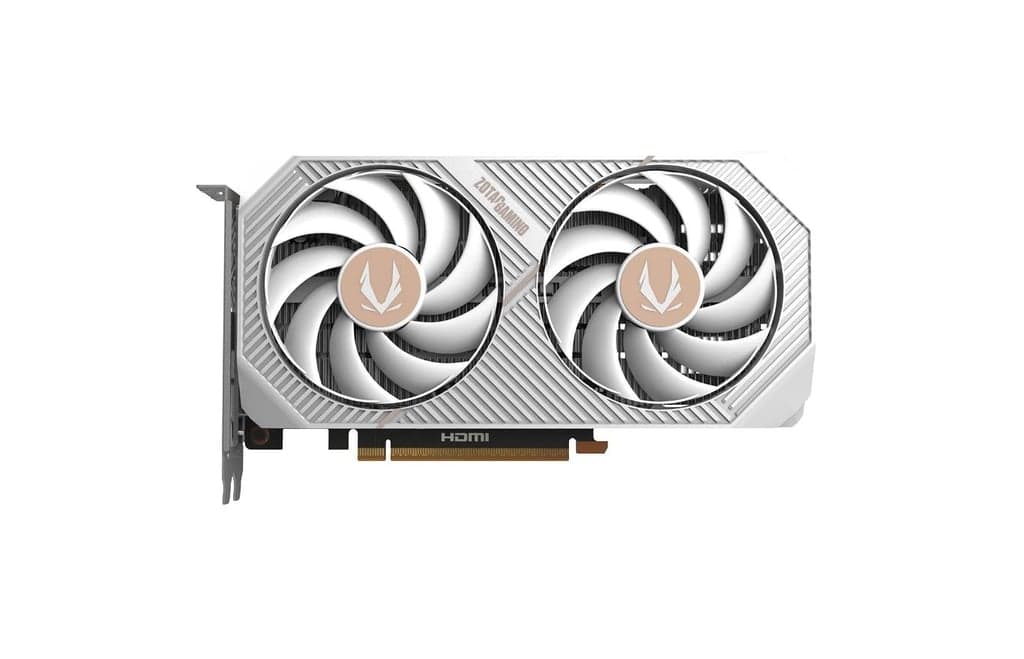 VGA CARD ZOTAC RTX 5060 8GB TWIN EDGE OC WHITE EDITION GDDR7
