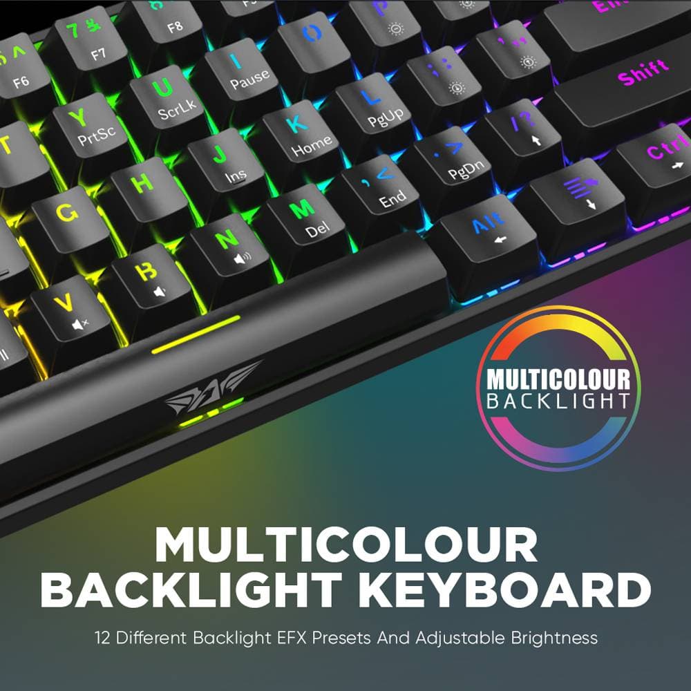KEYBOARD ARMAGGEDDON MKA-1C NEX MECHANICAL SWITCH KEYBOARD 61% LAYOUT
