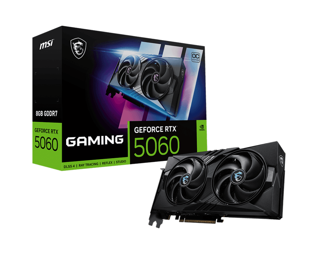 VGA CARD MSI RTX 5060 8GB GAMING OC GDDR7