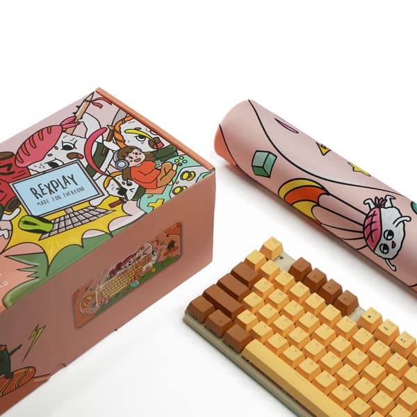KEYBOARD REXUS BUNDLING AYAKA SERIES KG7 / KG8 / KG9 / KG10 KEYBOARD TKL + MOUSEPAD