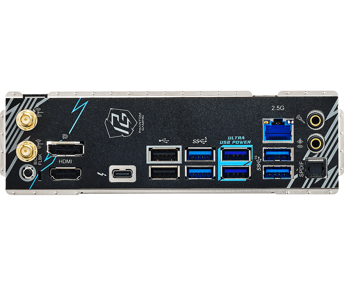 MOTHERBOARD ASROCK PHANTOM GAMING B860M LIGHTNING WIFI LGA1851 DDR5 - mATX