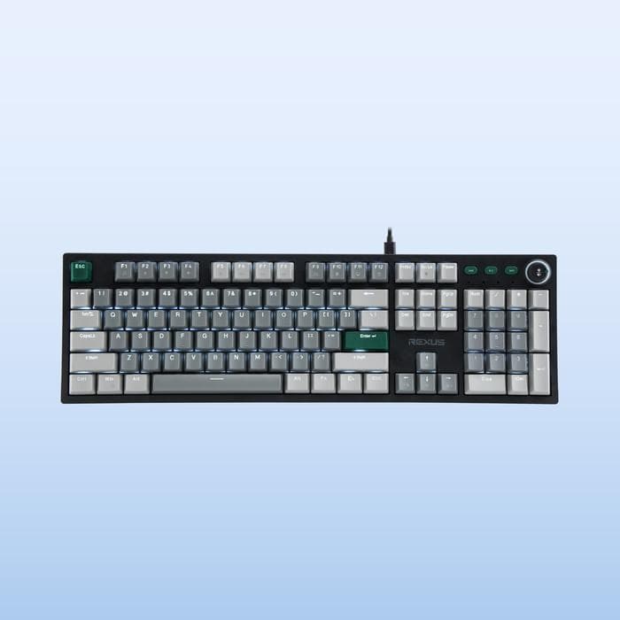 KEYBOARD REXUS HEROIC KX5 V2 MECHANICAL KEYBOARD FULL SIZE HOTSWAP SWITCH