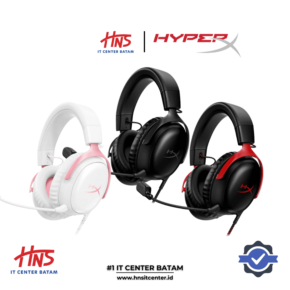 HEADSET HYPERX CLOUD III WIRED NOISE CANCELLING SPATIAL AUDIO LEATHER