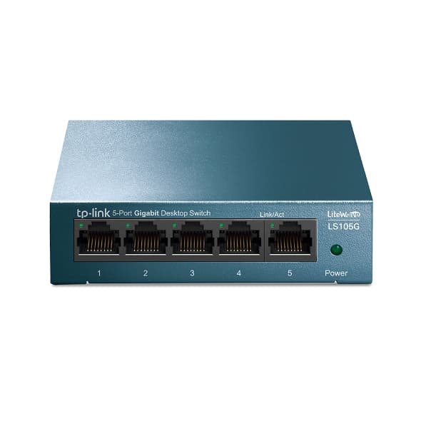 TP-LINK LS105G 5-PORT GIGABIT 10/100/1000Mbps DESKTOP SWITCH