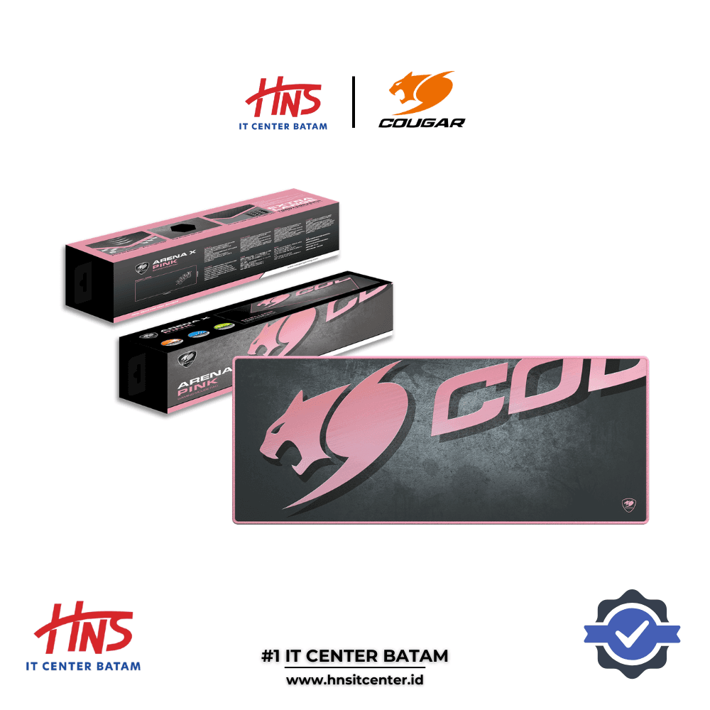 MOUSEPAD COUGAR ARENA X PINK 100x40cm DESKMAT ANTI SLIP
