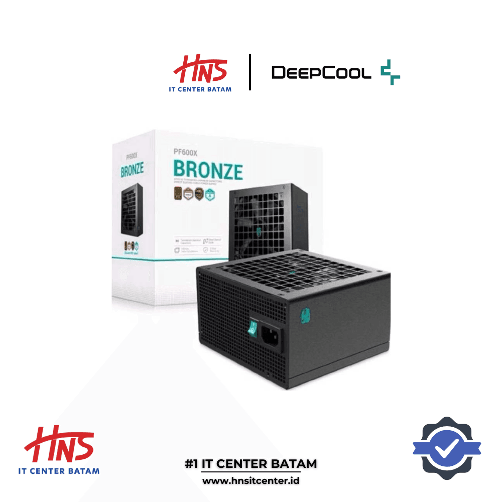 POWER SUPPLY DEEPCOOL PF600X 600W 80+ BRONZE - NON MODULAR