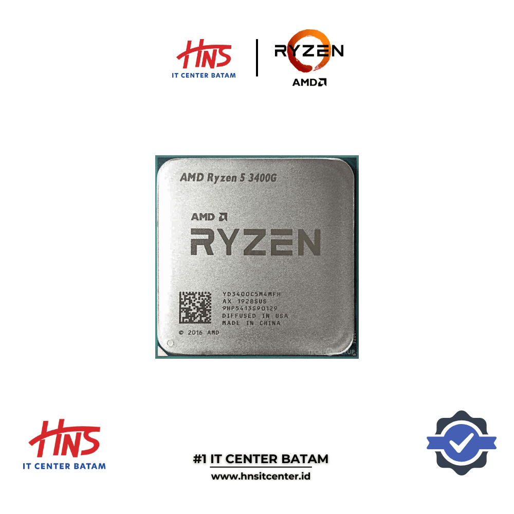 PROCESSOR AMD RYZEN 5 3400G 3.7GHz AM4 TRAY