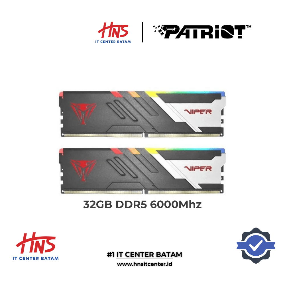 RAM PC DDR5 PATRIOT VIPER VENOM RGB 32GB (2x16GB) 6000Mhz