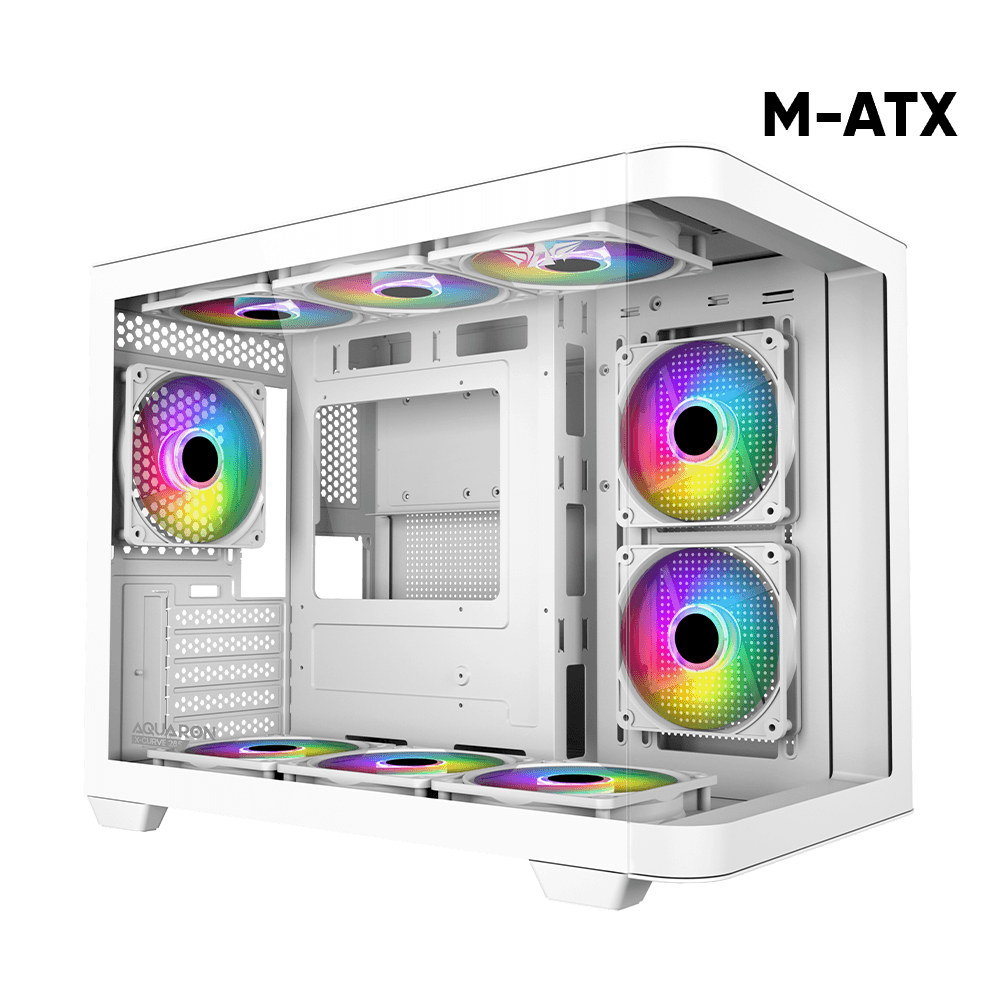 CASING ARMAGGEDDON AQUARON X CURVE 285 DUAL CHAMBER (BUNDLE FREE EACH COLOUR) - mATX