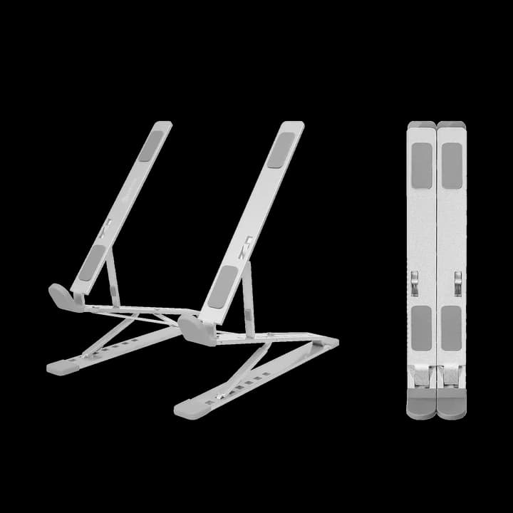 NOTEBOOK STAND FANTECH NS12 PORTABLE LAPTOP HOLDER 6 LEVEL HEIGHT ADJUSTABLE ALUMINUM ALLOY