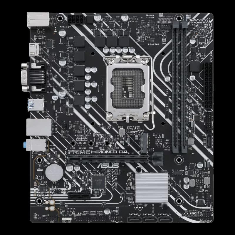 MOTHERBOARD ASUS PRIME H610M-D D4 LGA1700 DDR4 - mATX