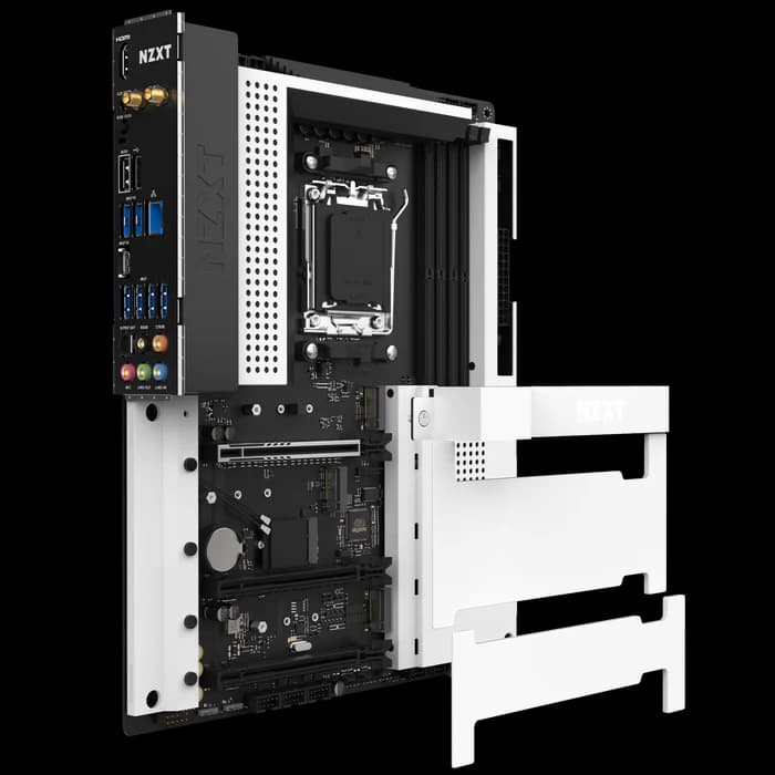 MOTHERBOARD NZXT N7 B650E WITH WIFI WHITE AM5 DDR5 - ATX