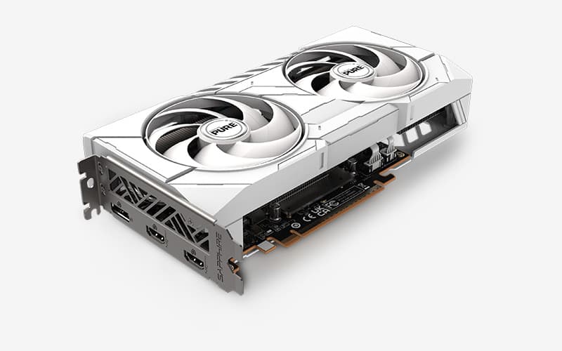 VGA CARD SAPPHIRE RX 9060 XT PURE AMD RADEON 16GB OC DUAL GDDR6