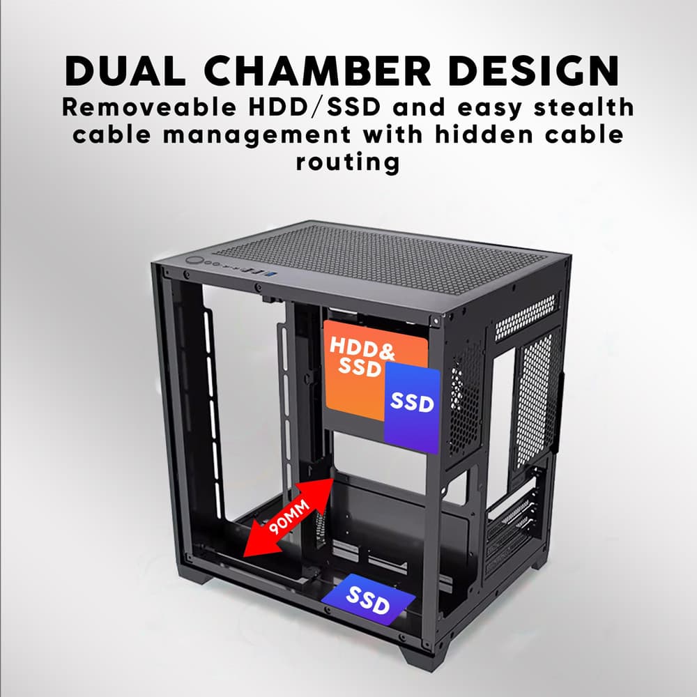 CASING ARMAGGEDDON AQUARON WIBO DUAL CHAMBER  - ATX