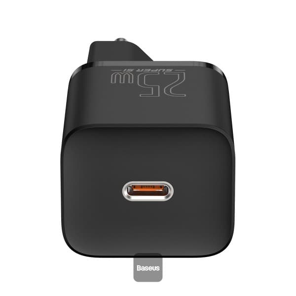 BASEUS CHARGER SUPER SI QUICK CHARGER 1C 25W EU CABLE TYPE-C TO TYPE-C - (TZCCSUP-L01 / TZCCSUP-L02)