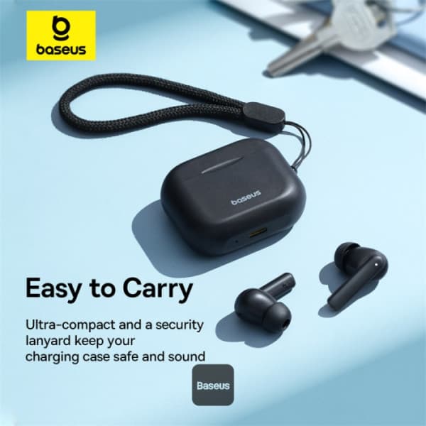 BASEUS TWS BOWIE E17 EARPHONES WITH DUAL MIC ENC & PUNCHY BASS