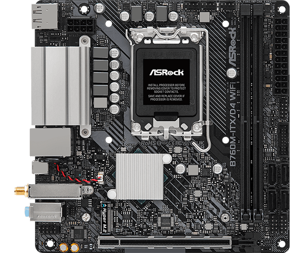 MOTHERBOARD ASROCK B760M-ITX/D4 WiFi LGA1700 DDR5 - mITX