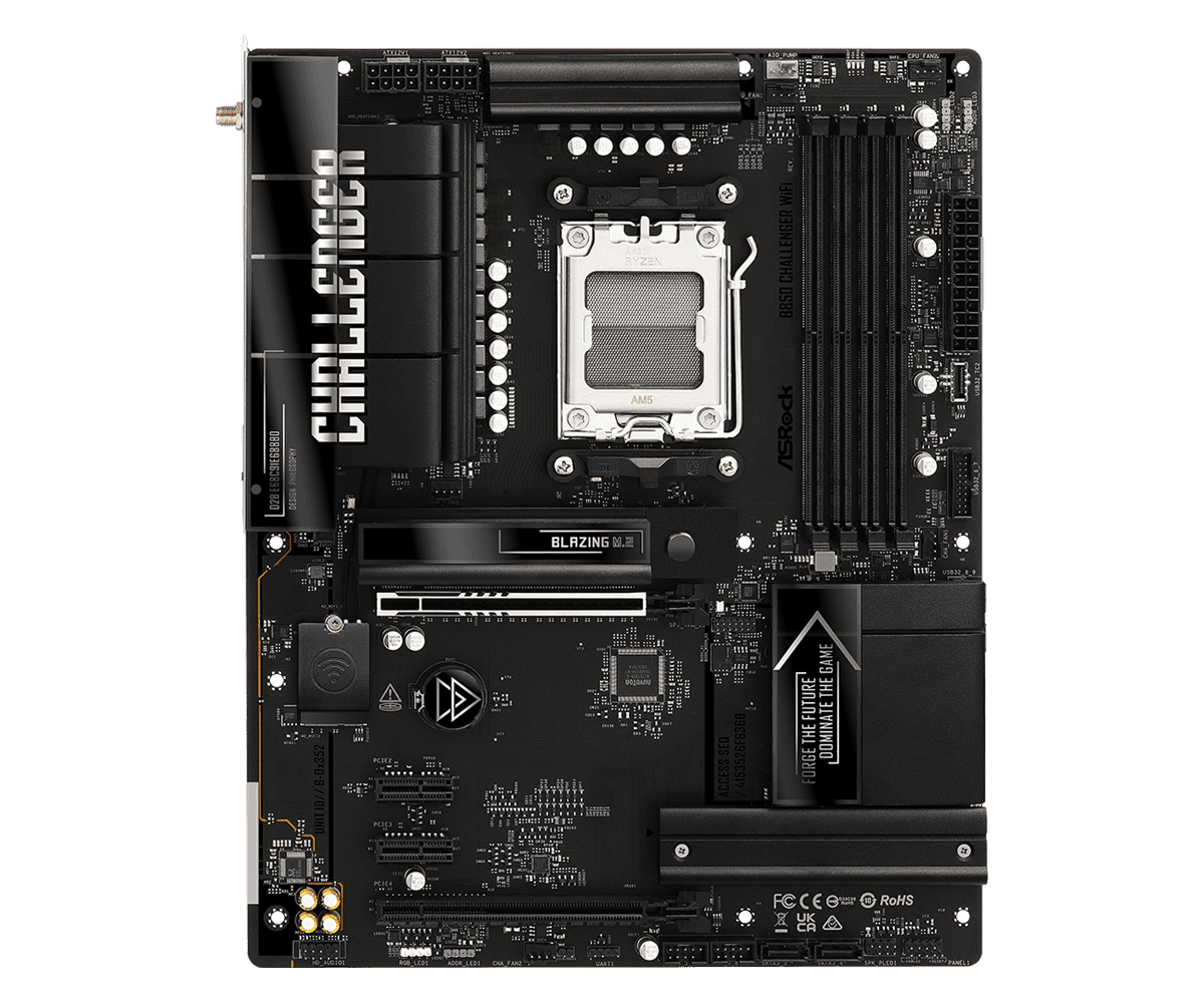 MOTHERBOARD ASROCK B850 CHALLENGER WIFI DDR5 AM5 - ATX