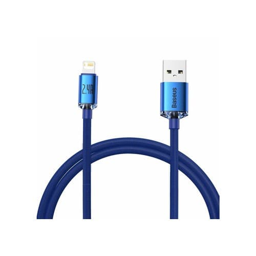 BASEUS CRYSTAL SHINE SERIES FAST CHARGING DATA CABLE USB-A TO TYPE-C 100W 1.2m - (CAJY000403)