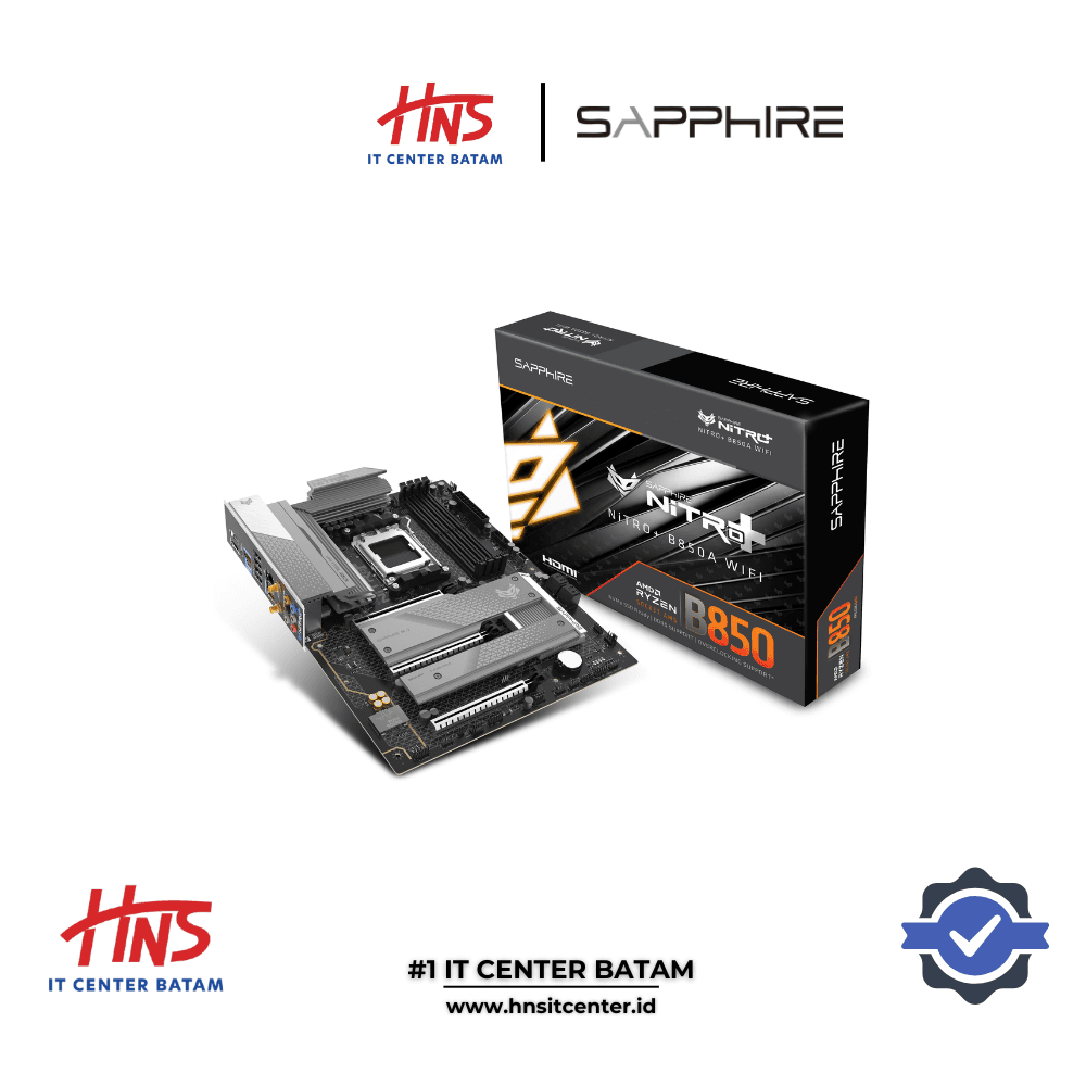 MOTHERBOARD SAPPHIRE NITRO+ B850A WIFI7 AM5 - ATX