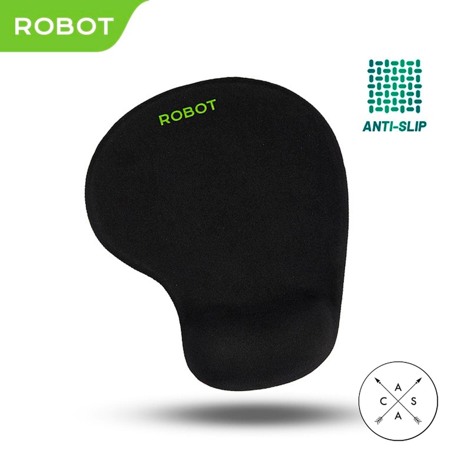 MOUSEPAD ROBOT RP02S BLACK 18cm x 22cm
