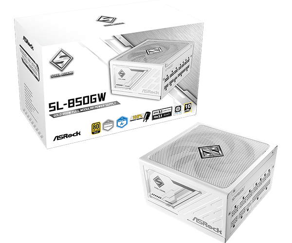 POWERSUPPLY ASROCK SL-850GW 850W 80+ GOLD - FULL MODULAR