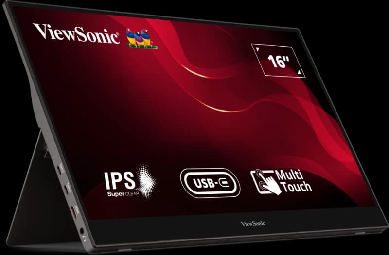 MONITOR VIEWSONIC TD1655 16" PORTABLE IPS FHD (1920x1080) 60Hz