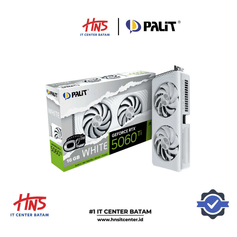 VGA CARD PALIT RTX 5060 TI 16GB WHITE OC EDITION GDDR7