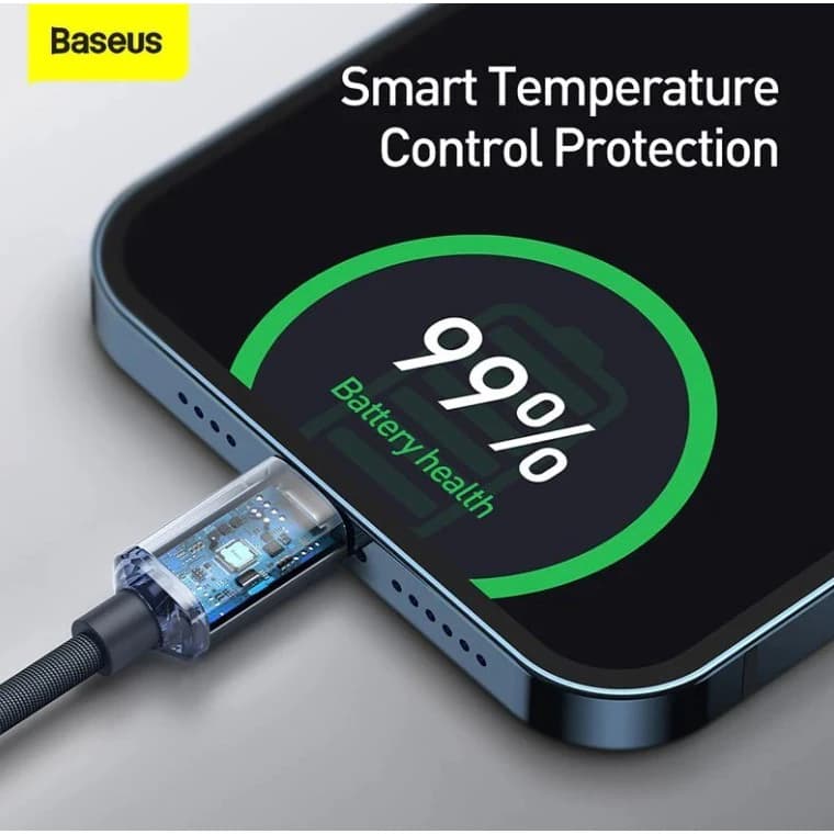 BASEUS KABEL CHARGER FAST CHARGING TYPE-C TO LIGHTNING 2M 20W - (CAJY000303 / CAJY000305)