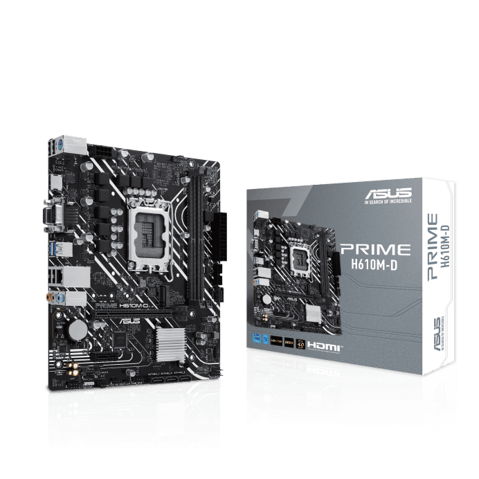 MOTHERBOARD ASUS PRIME H610M-D DDR5 LGA1700 - mATX
