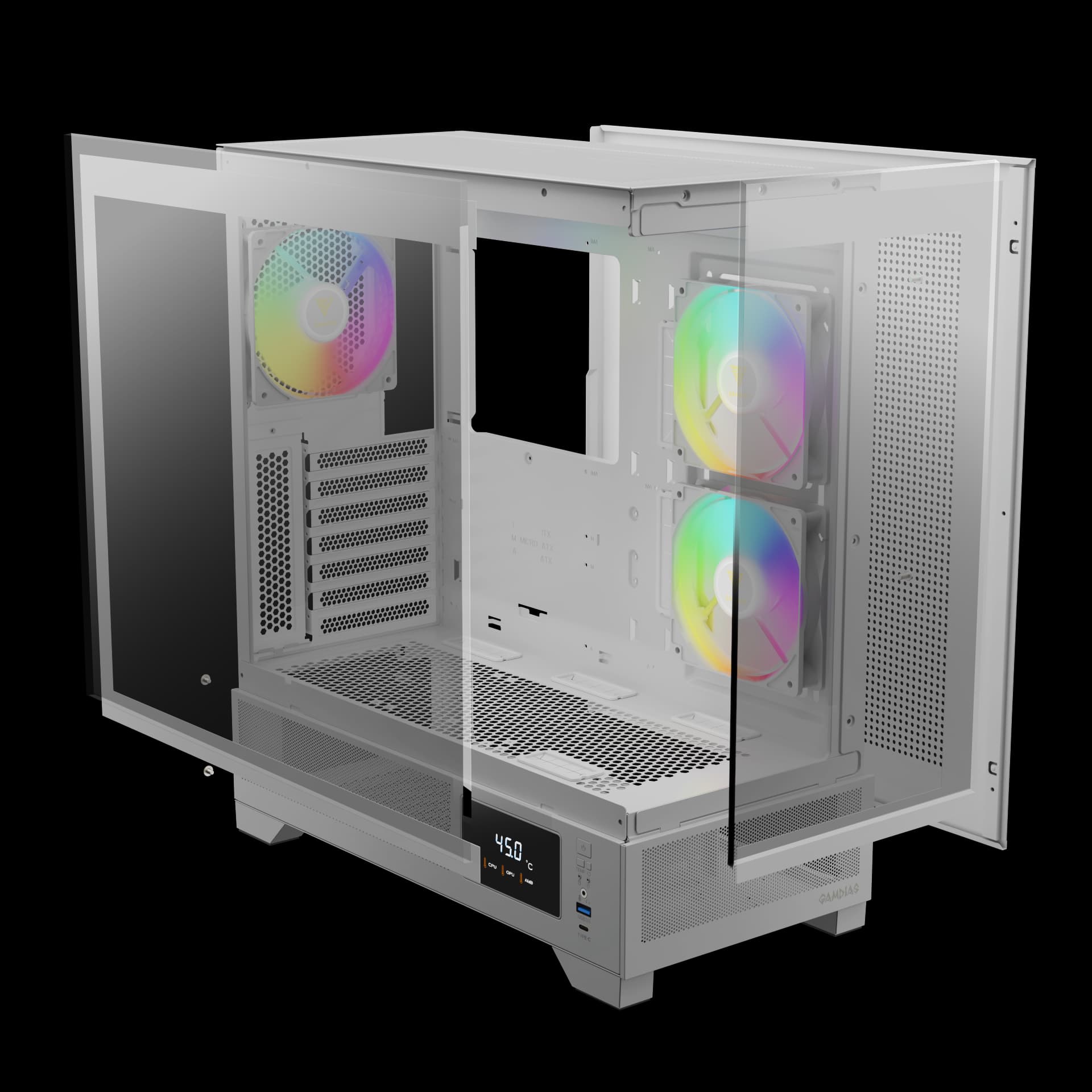 CASING GAMDIAS ATLAS M1 MID TOWER - ATX