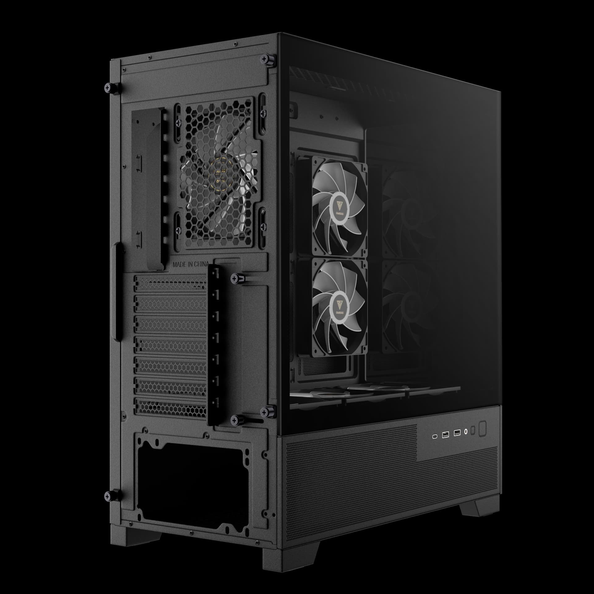 CASING GAMDIAS AURA GC12 ARGB MID TOWER - ATX