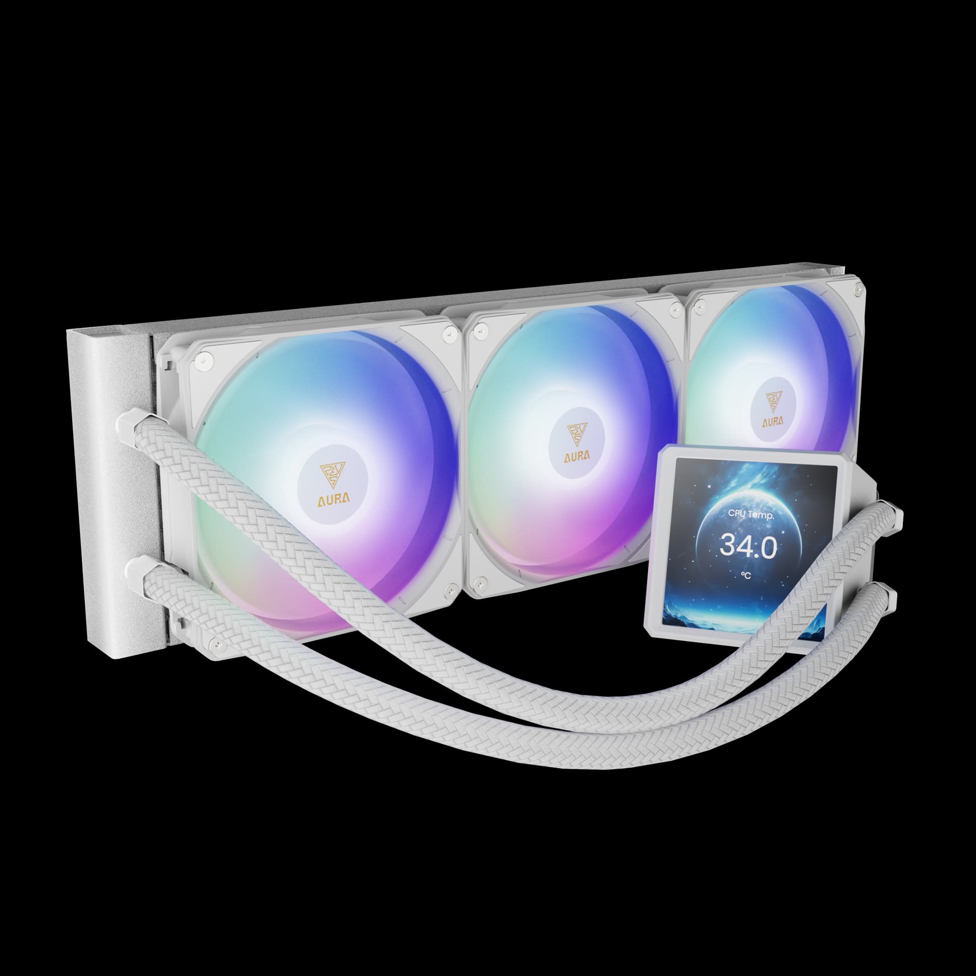 LIQUID COOLER GAMDIAS AURA GL360 LCD 480x480 60Hz