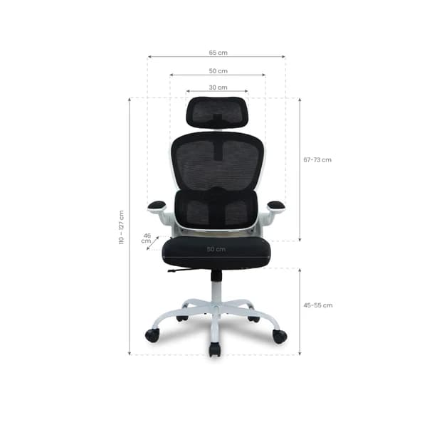 KURSI ERGONOMIC REXUS CHAIR NC2 V2 BREEZY MESH DESIGN