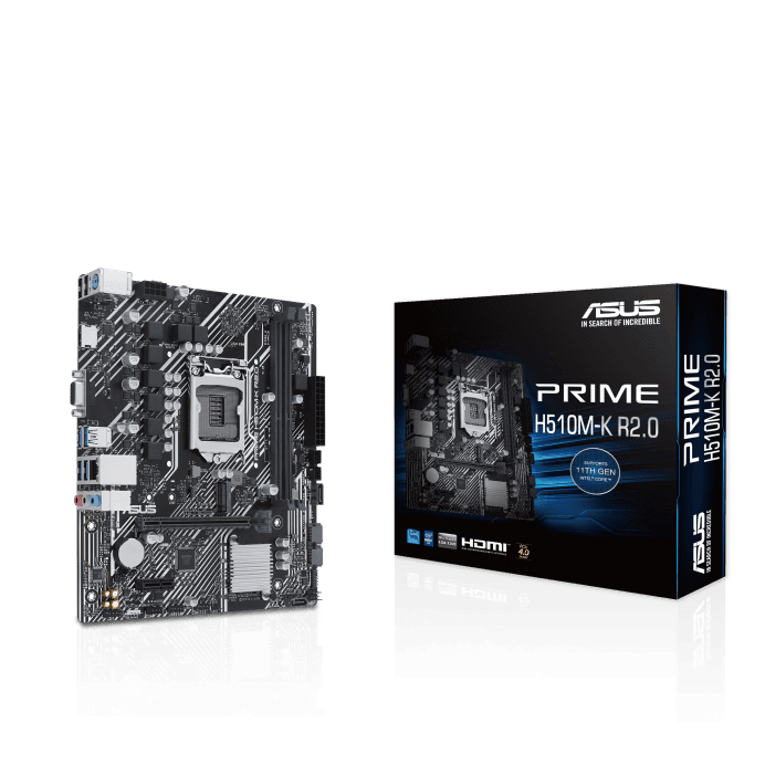 MOTHERBOARD ASUS PRIME H510M-K R2.0 LGA1200 DDR4 - mATX