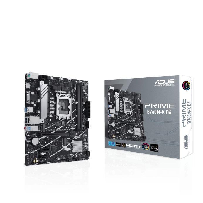 MOTHERBOARD ASUS PRIME B760M-K D4 DDR4 LGA1700 - mATX