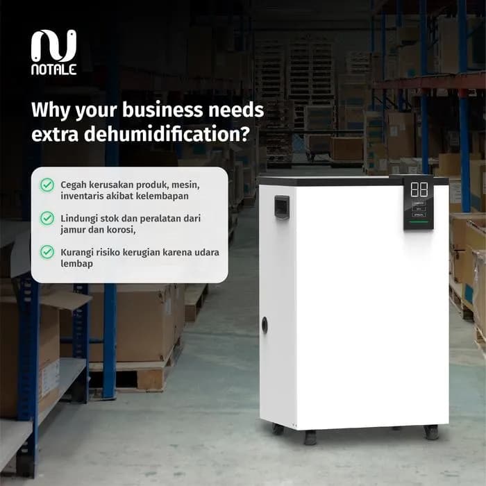 DEHUMIDIFIER NOTALE DRYMAX NTL-DD110 110L/HARI ANTI JAMUR SERAP KELEMBAPAN