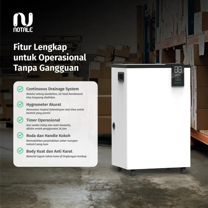 DEHUMIDIFIER NOTALE DRYMAX NTL-DD110 110L/HARI ANTI JAMUR SERAP KELEMBAPAN