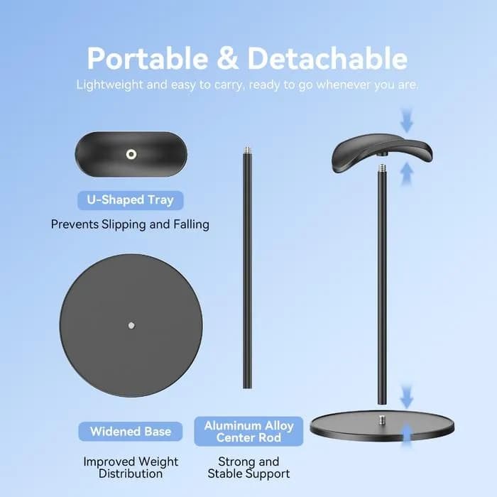 VENTION HEADPHONE STAND PREMIUM U-SHAPE GANTUNGAN - KSOB0