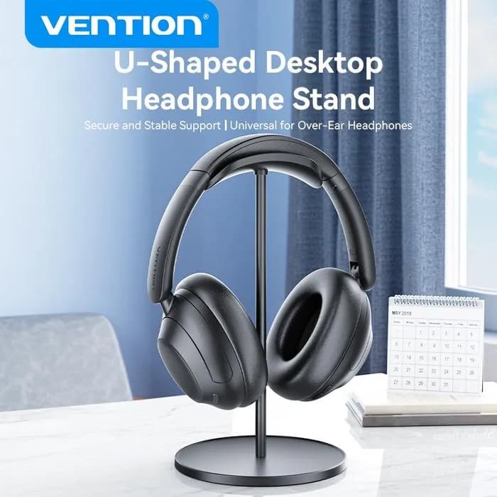 VENTION HEADPHONE STAND PREMIUM U-SHAPE GANTUNGAN - KSOB0