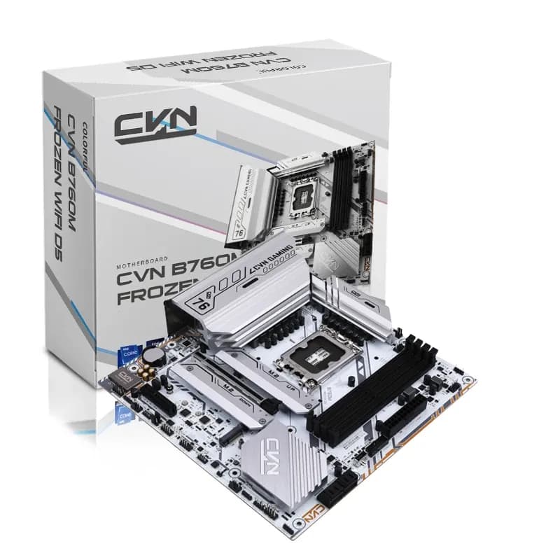 MOTHERBOARD COLORFUL CVN B760M FROZEN WIFI V20 LGA1700 DDR5 - mATX