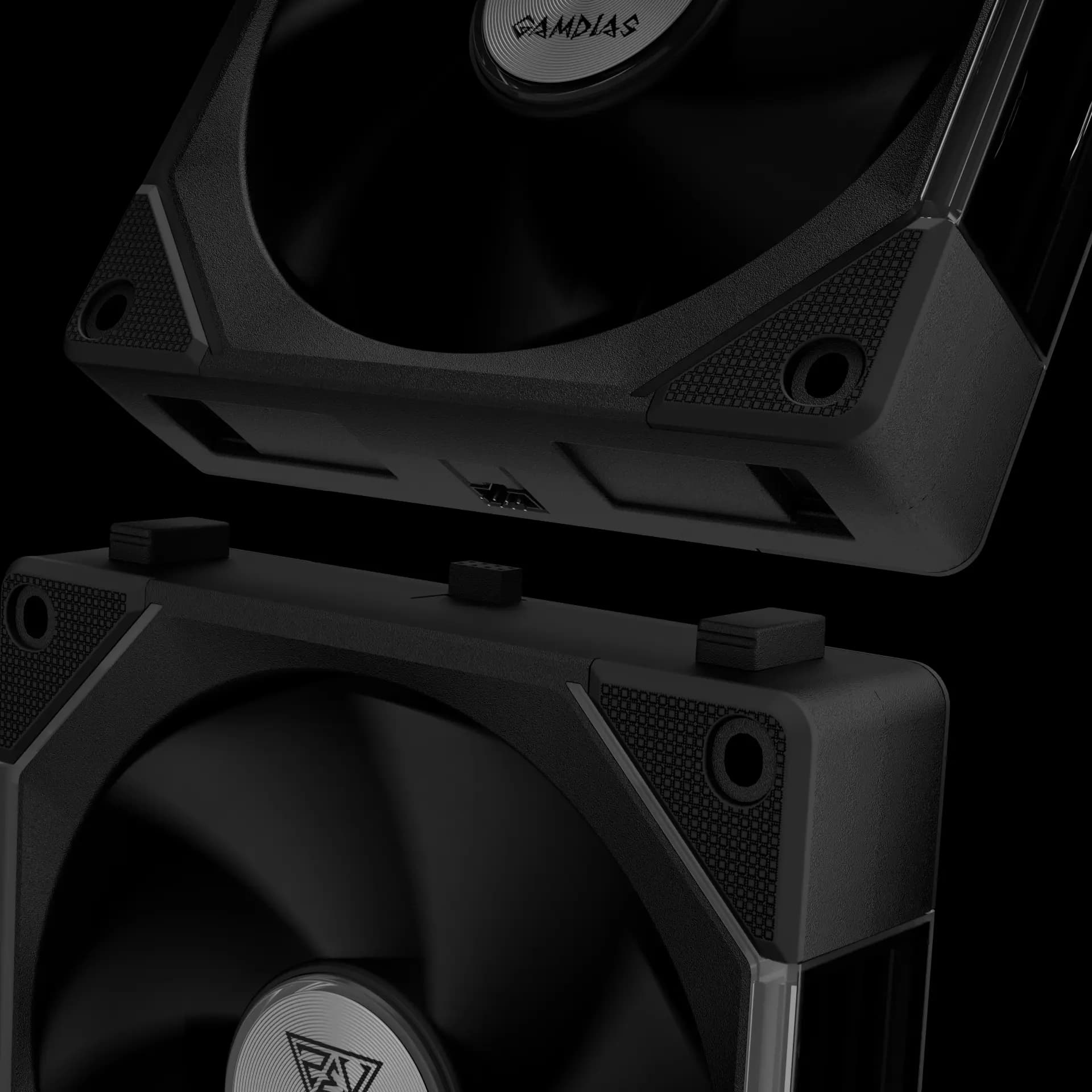 FAN CASING GAMDIAS AEOLUS P2-1201 ARGB PWM FAN SWAPABLE FAN BLADE