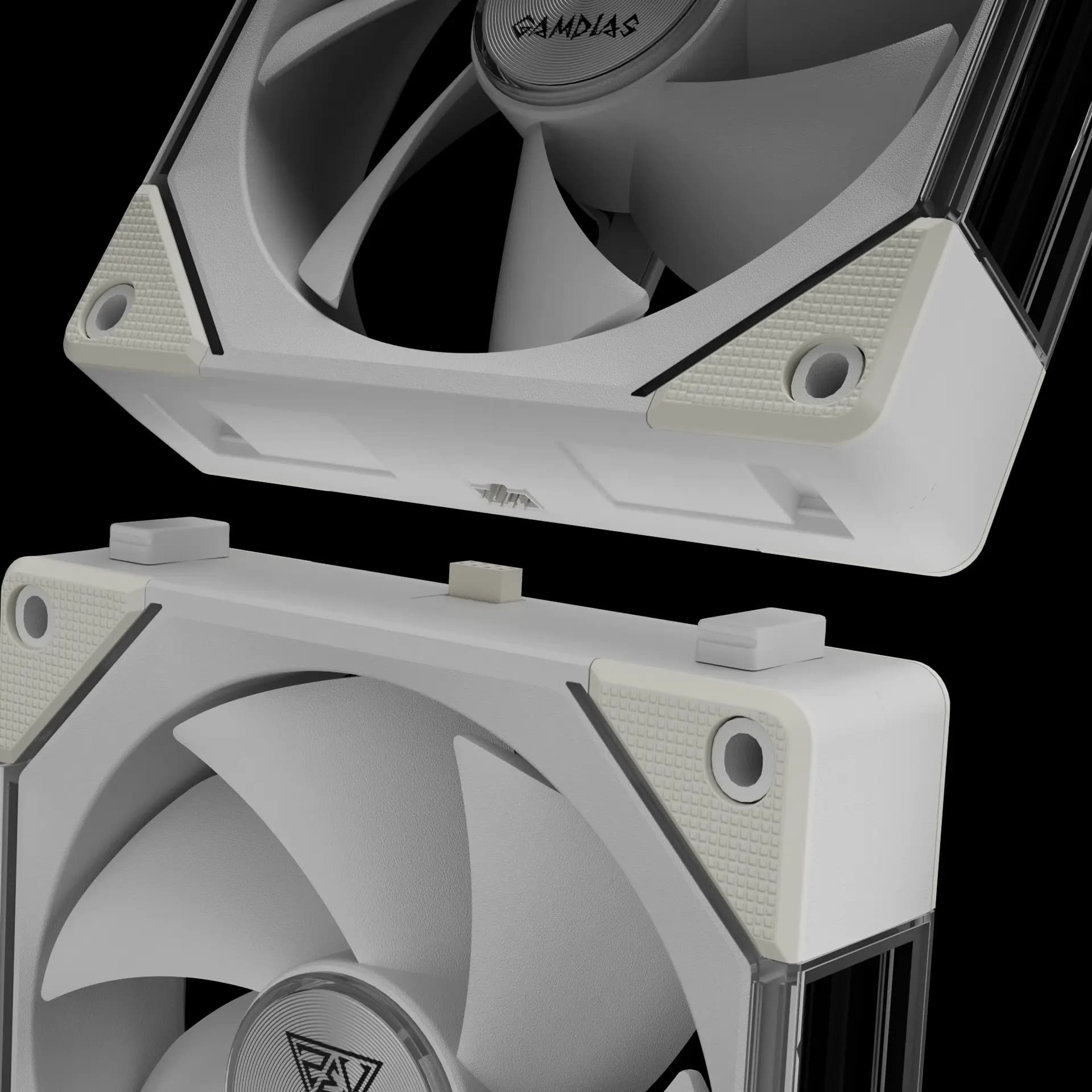FAN CASING GAMDIAS AEOLUS P2-1201 ARGB PWM FAN SWAPABLE FAN BLADE