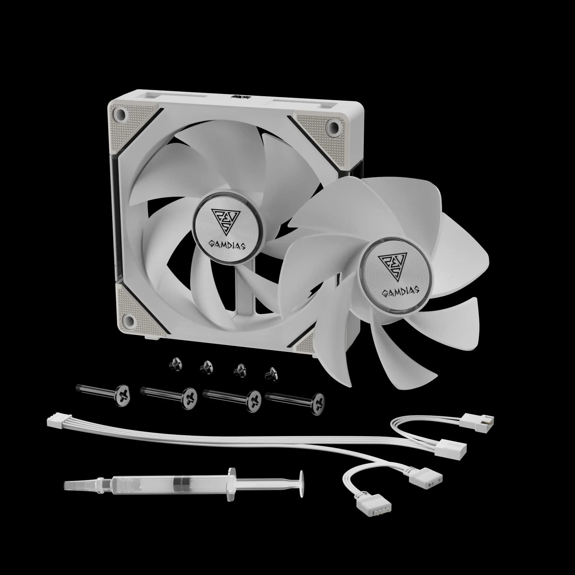 FAN CASING GAMDIAS AEOLUS P2-1201 ARGB PWM FAN SWAPABLE FAN BLADE